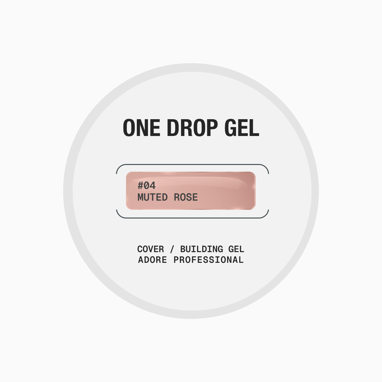 густий гель для нарощування нігтів one Drop Gel