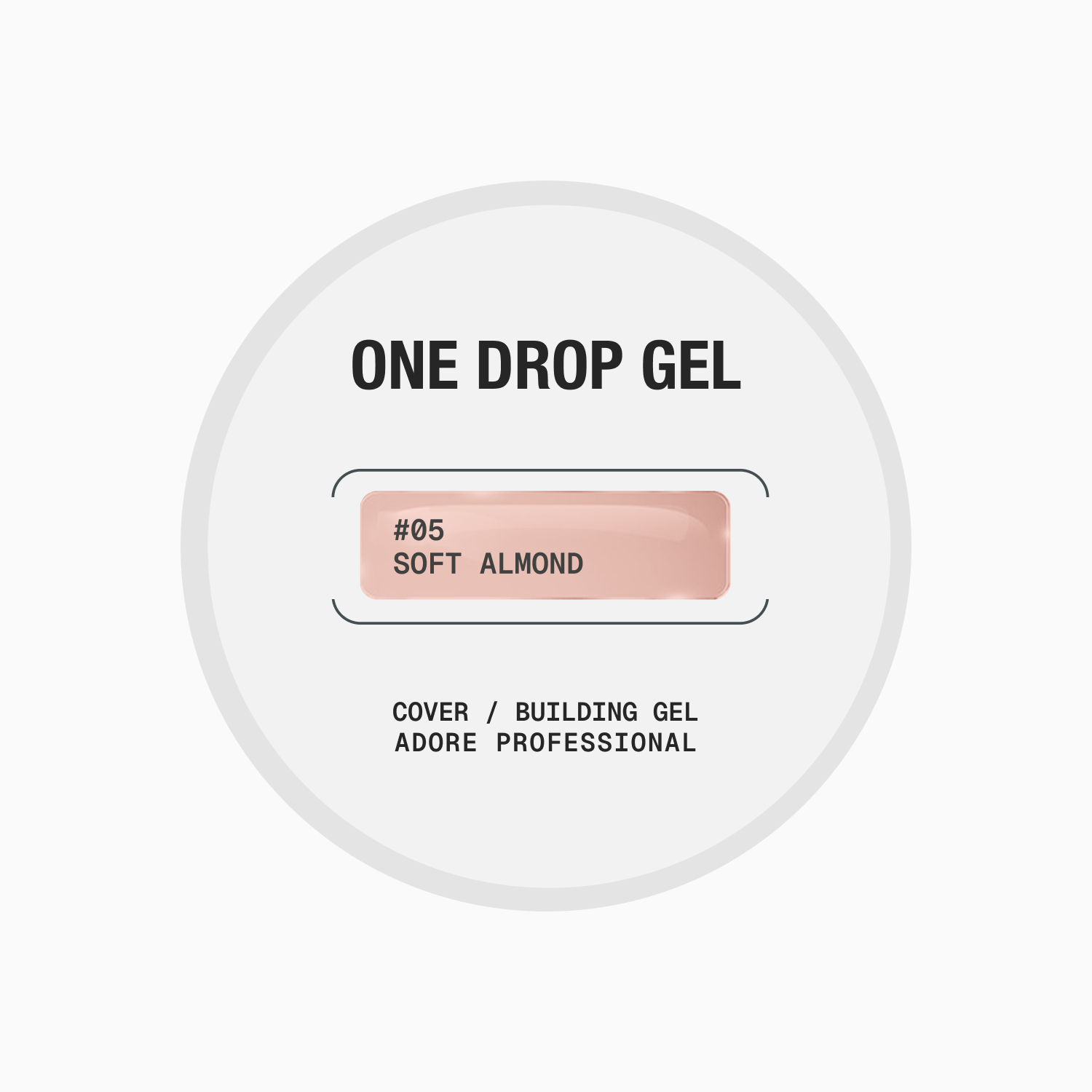 густий гель для нарощування нігтів one Drop Gel 