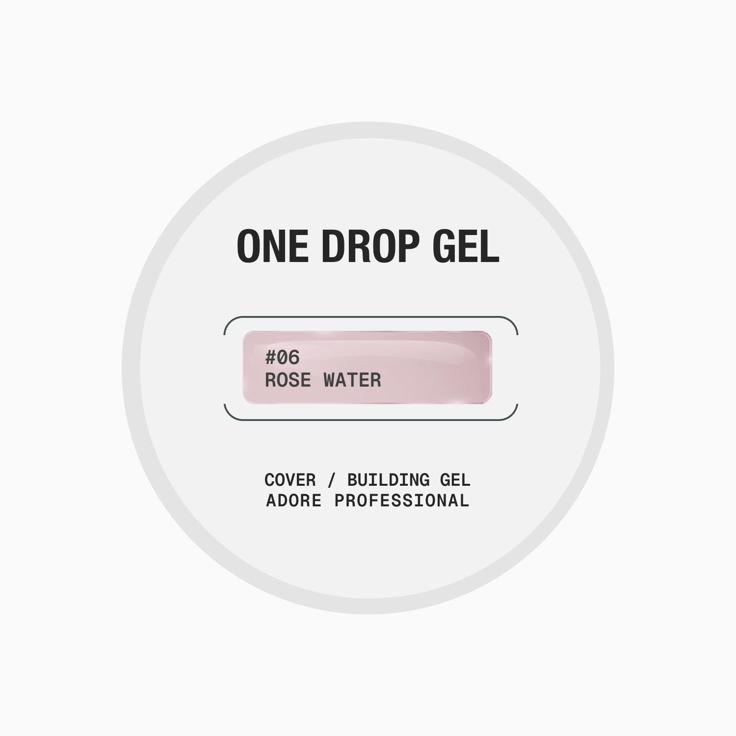 густий гель для нарощування нігтів one Drop Gel 