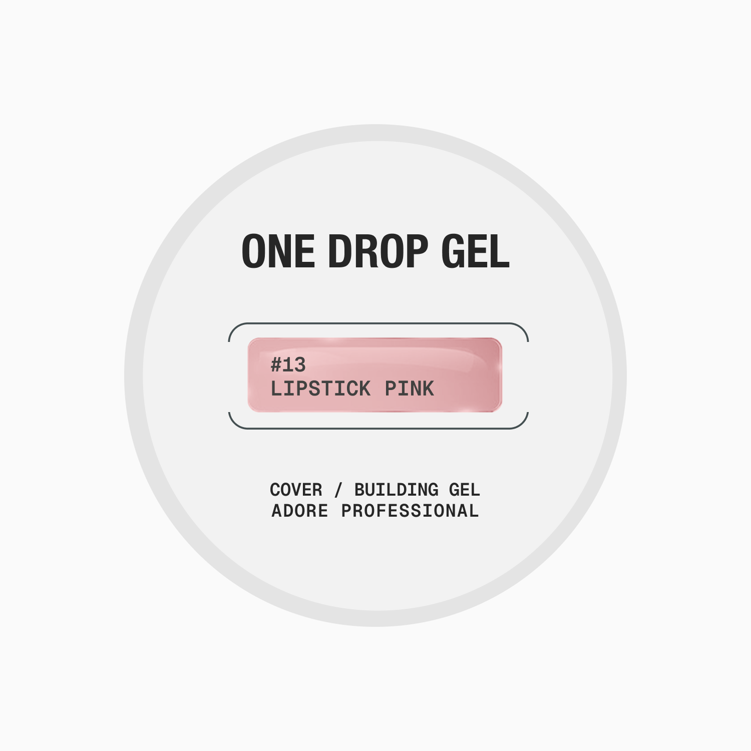густий гель для нарощування нігтів one Drop Gel 