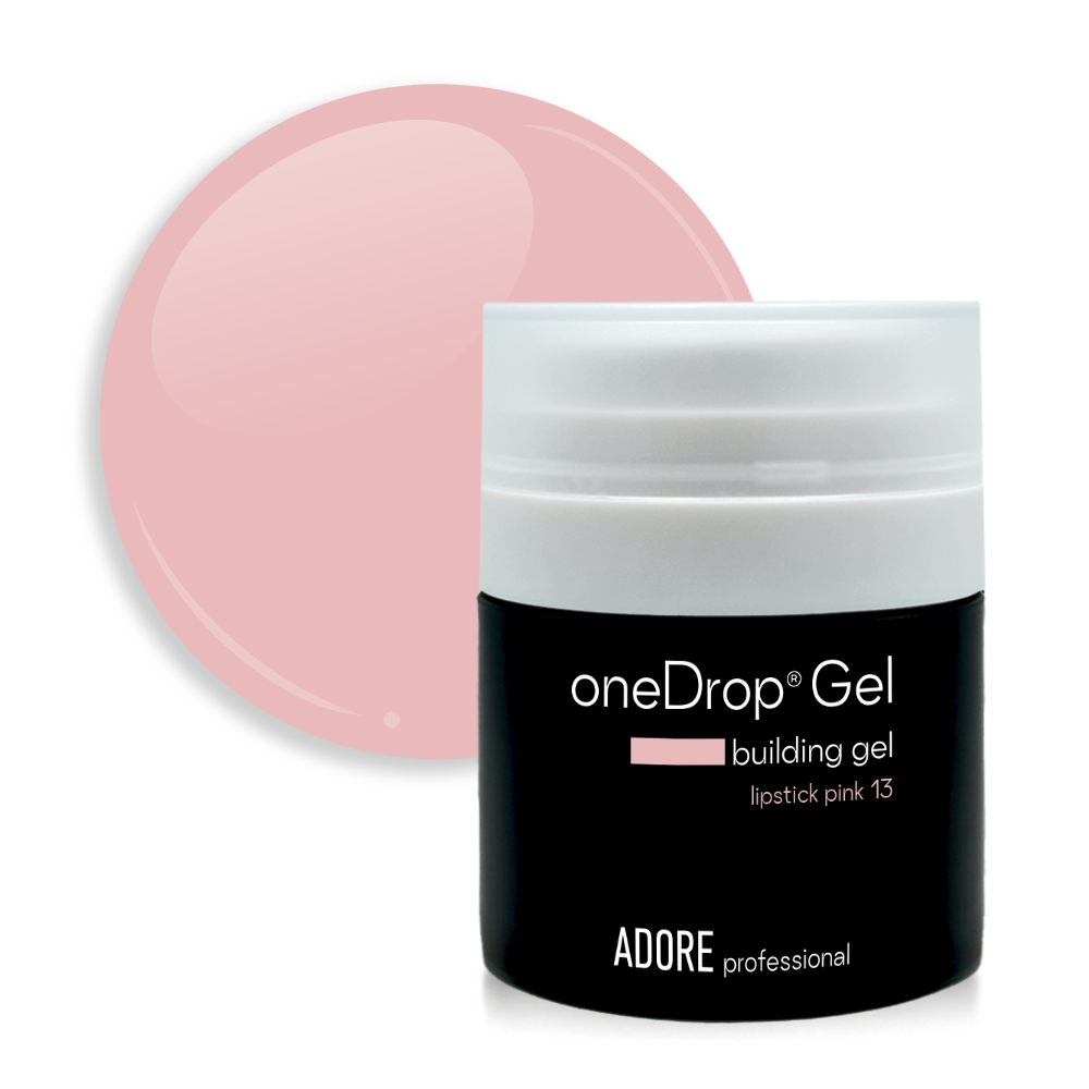 gel for nail extension oneDrop Gel 30g №13 – lipstick pink