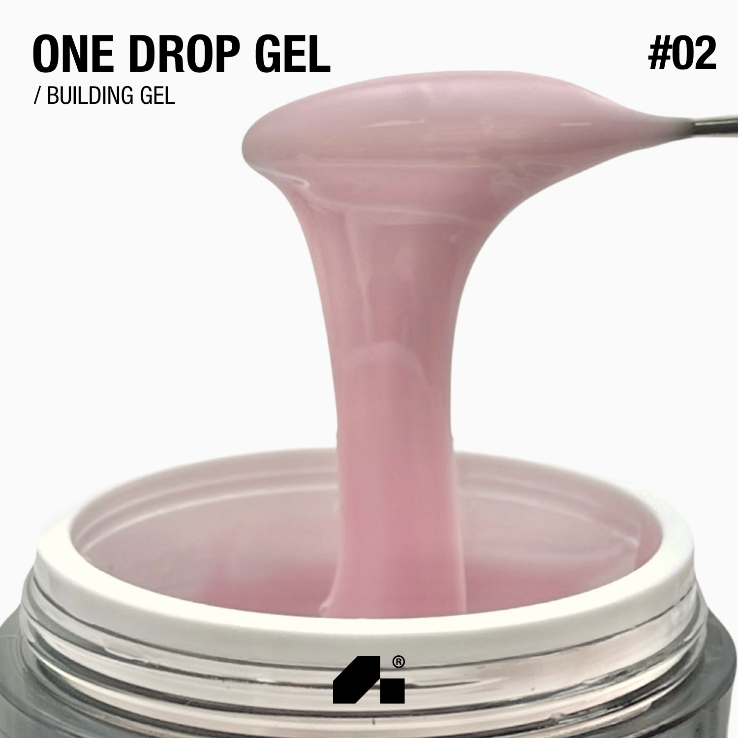 густий гель для нарощування нігтів (рефіл) one Drop Gel