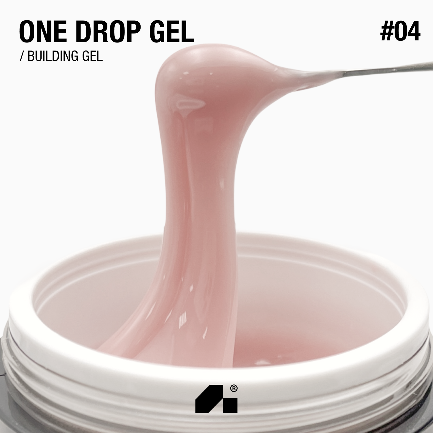 густий гель для нарощування нігтів (рефіл) one Drop Gel