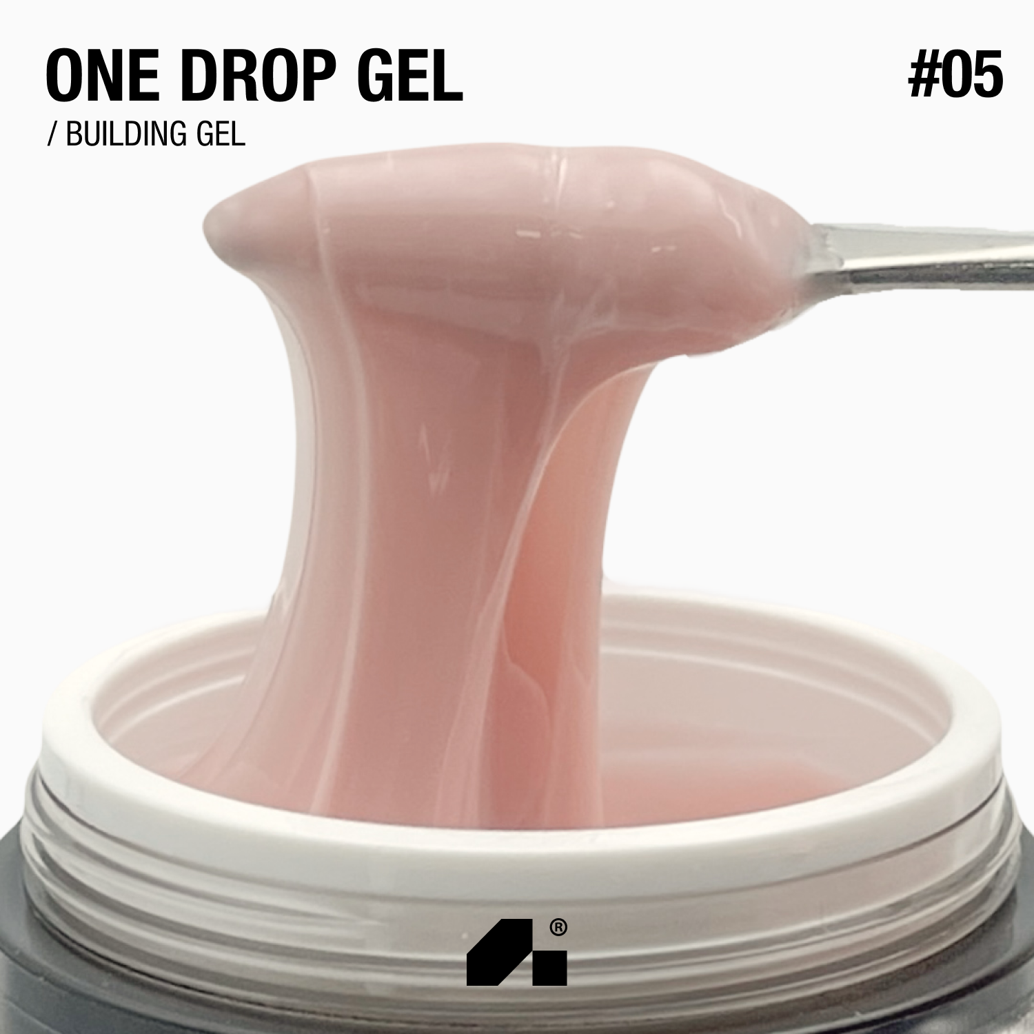 густий гель для нарощування нігтів (рефіл) one Drop Gel