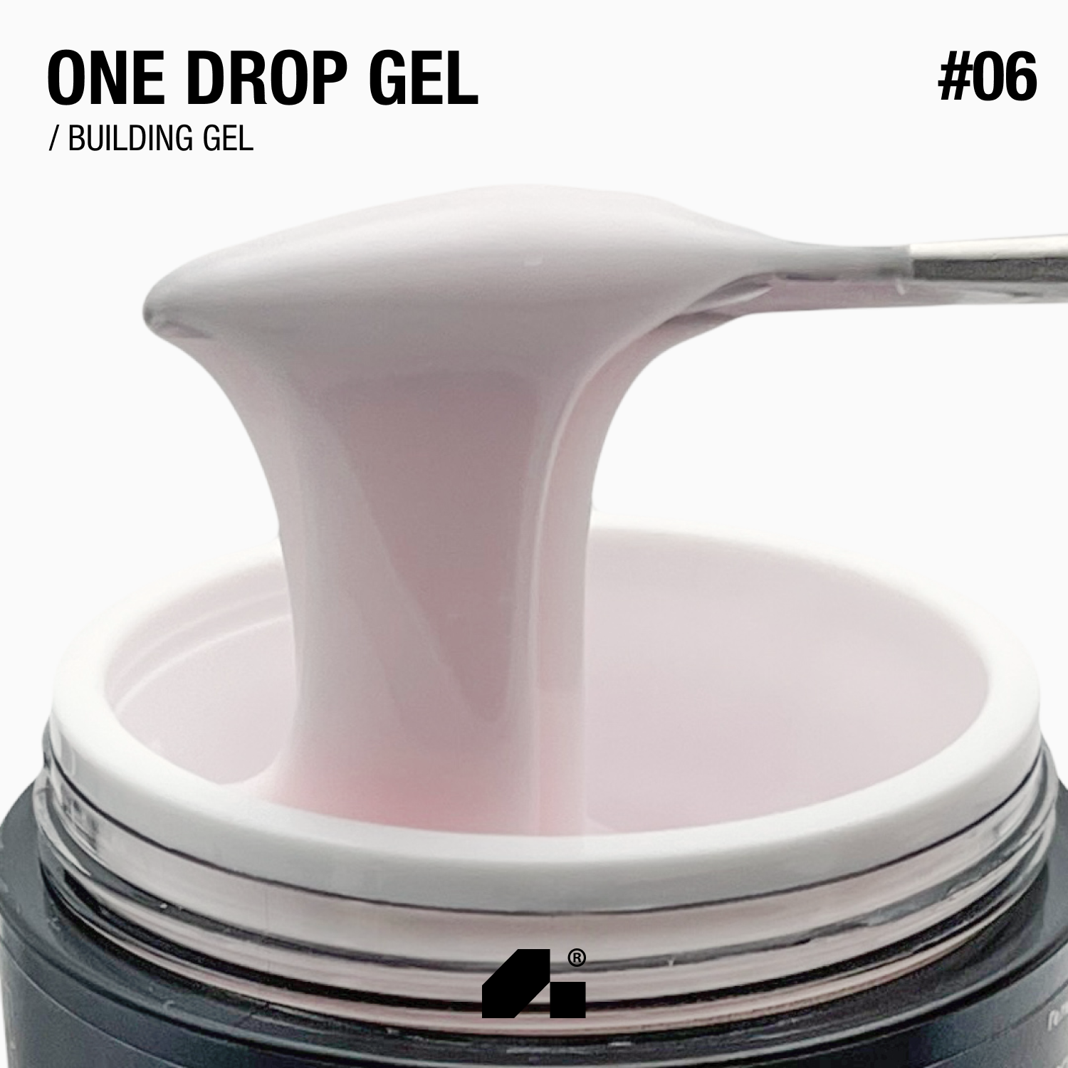 густий гель для нарощування нігтів (рефіл) one Drop Gel