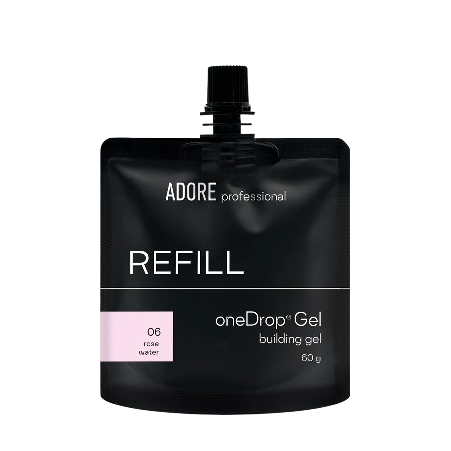 густий гель для нарощування нігтів (рефіл) one Drop Gel