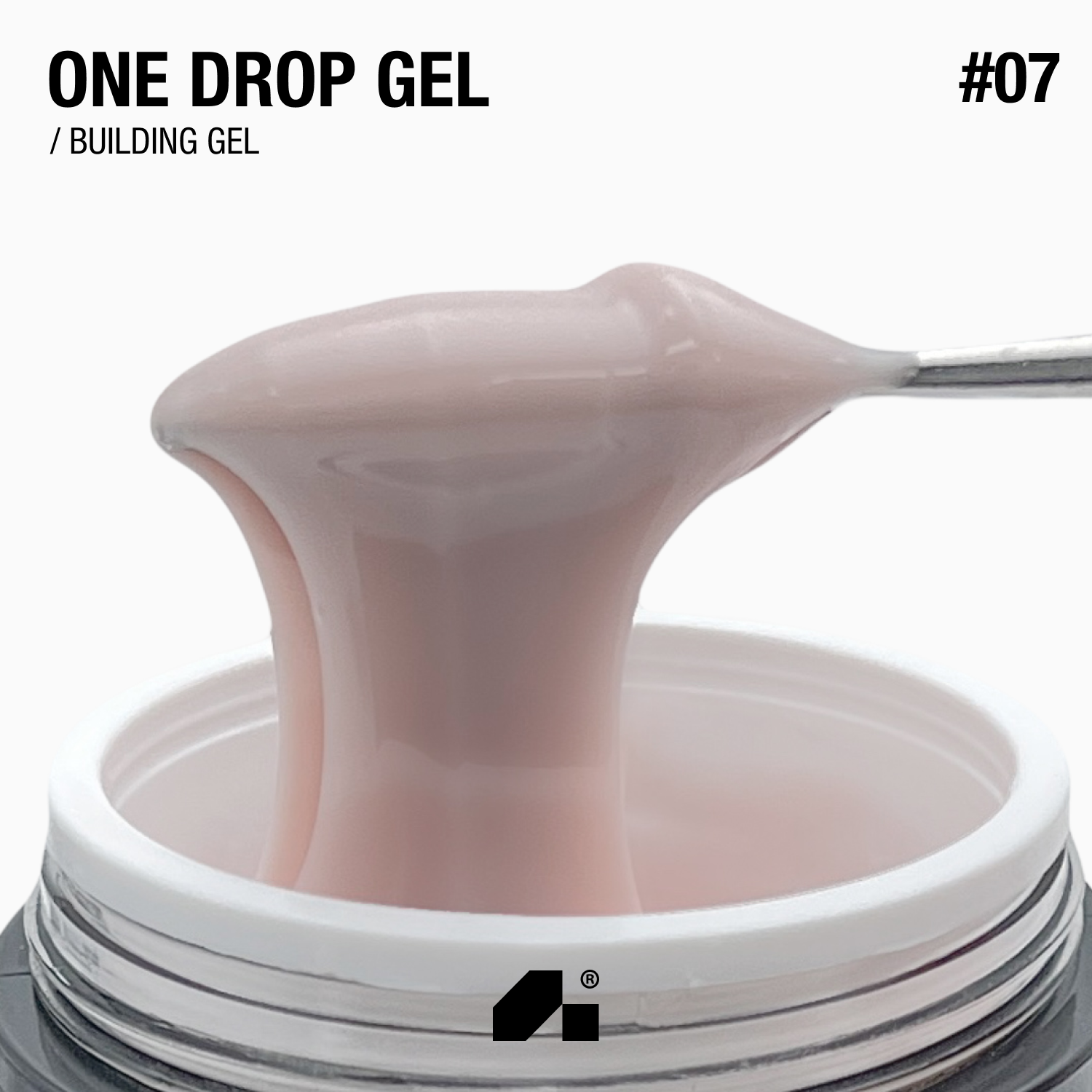 густий гель для нарощування нігтів (рефіл) one Drop Gel