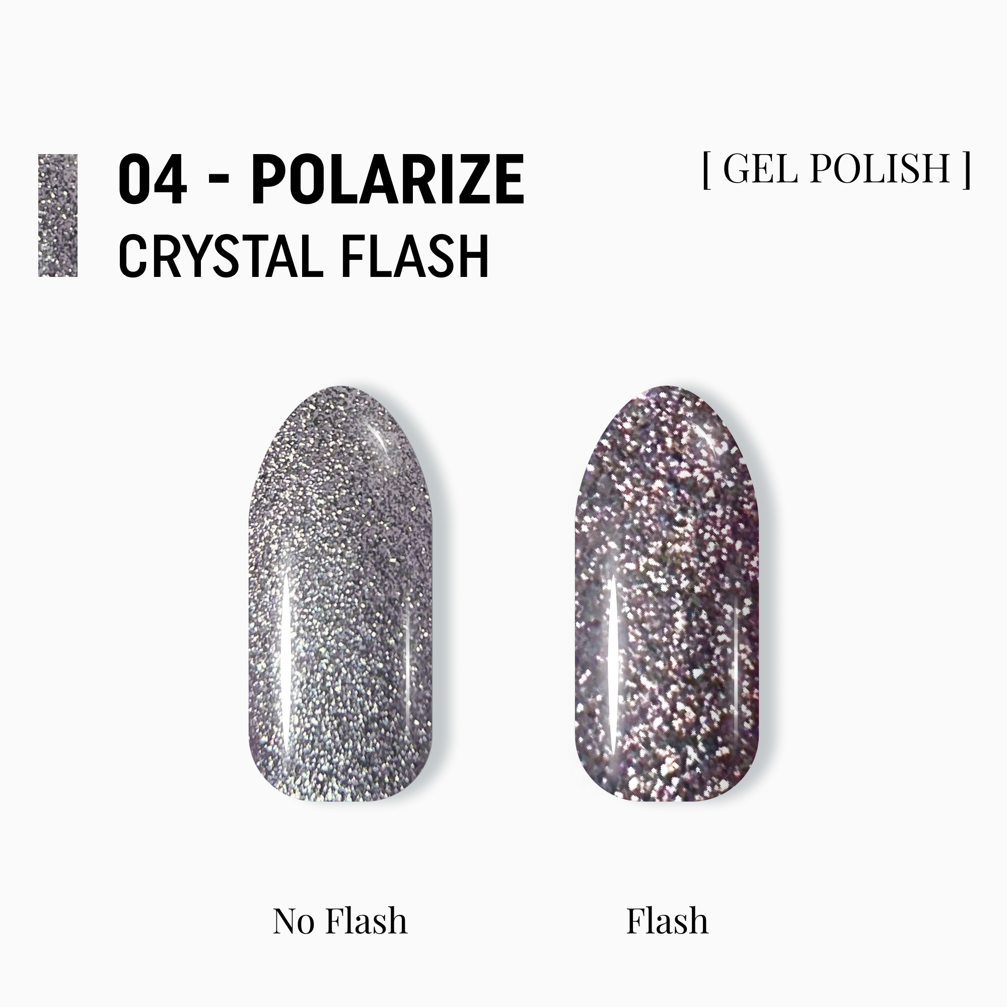 гель-лак "котяче око" Crystal Flash