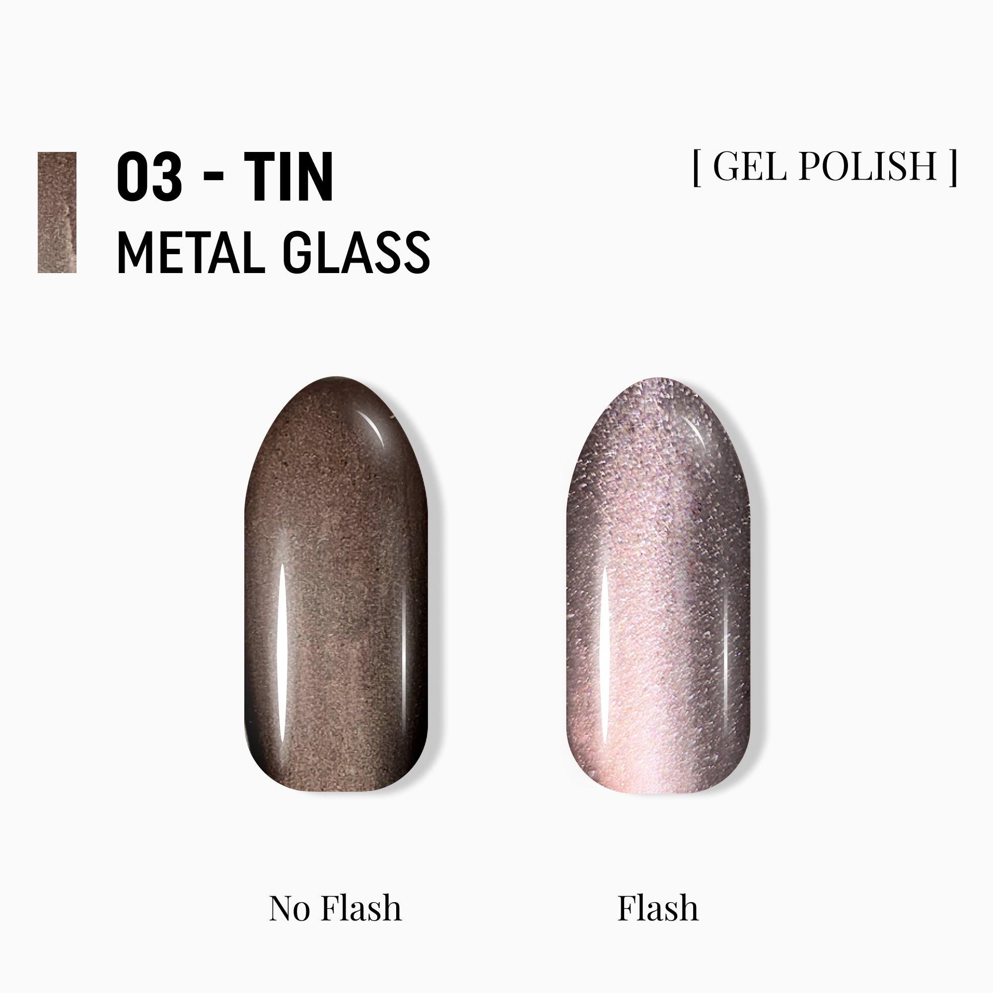 гель-лак  "котяче око" Metal Glass