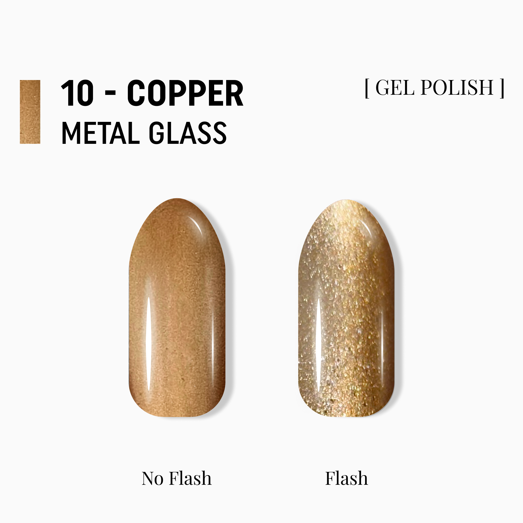 гель-лак "котяче око" Metal Glass