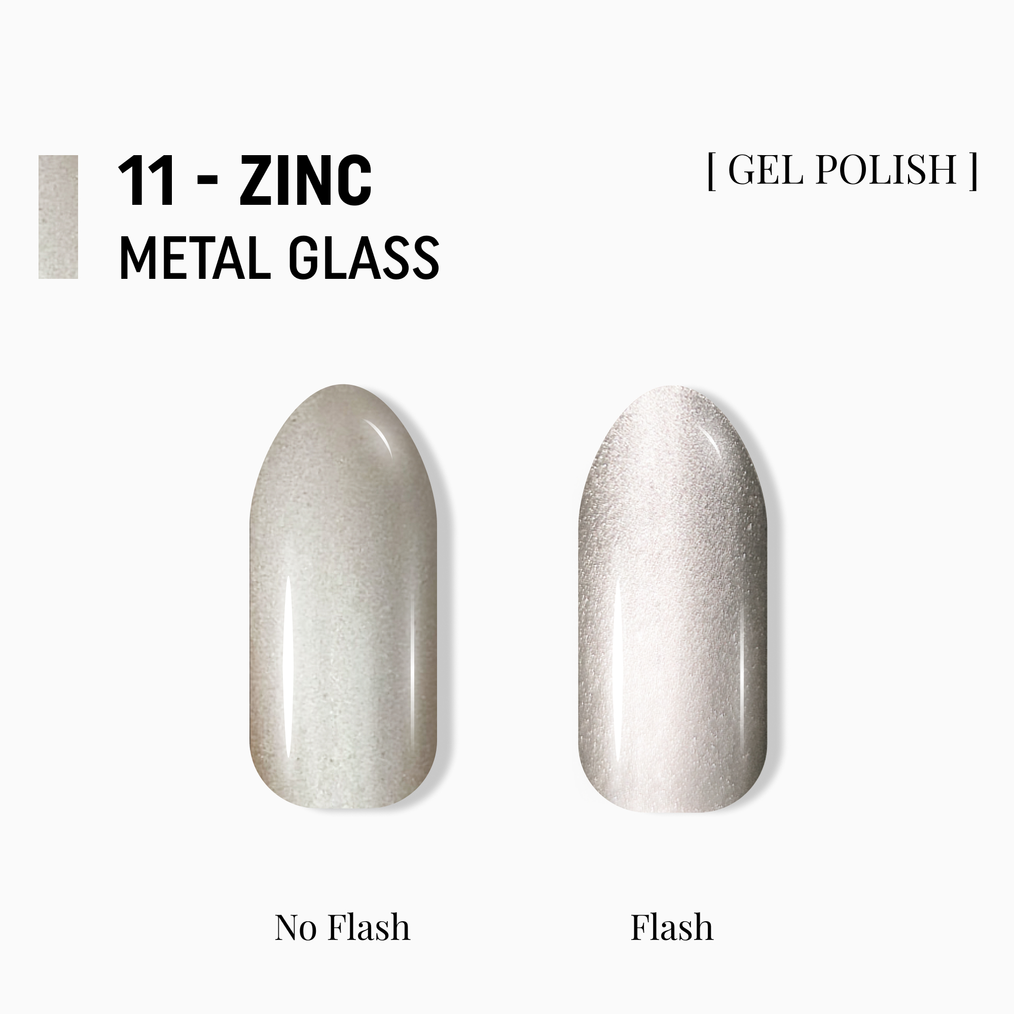 гель-лак "котяче око" Metal Glass