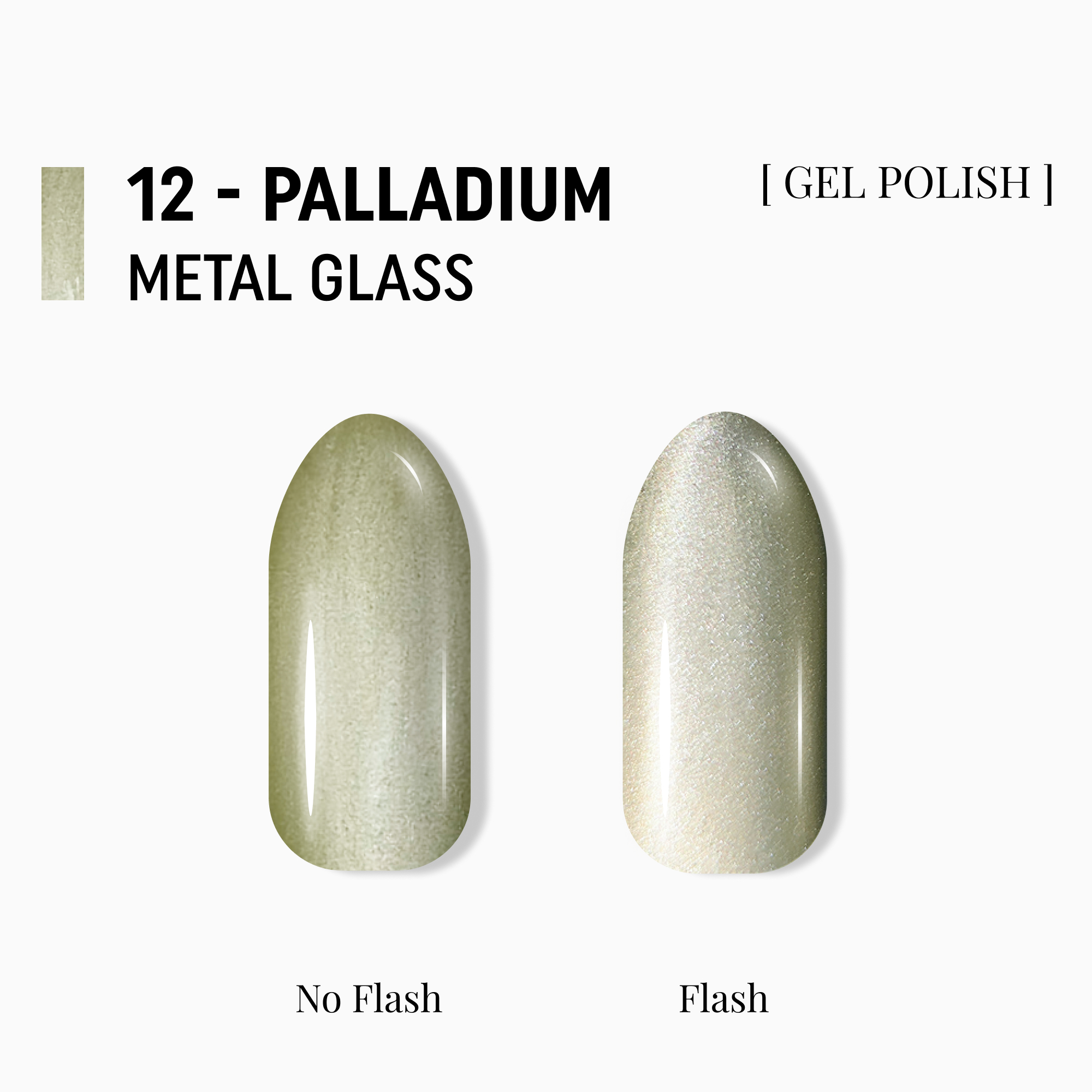 гель-лак  "котяче око" Metal Glass