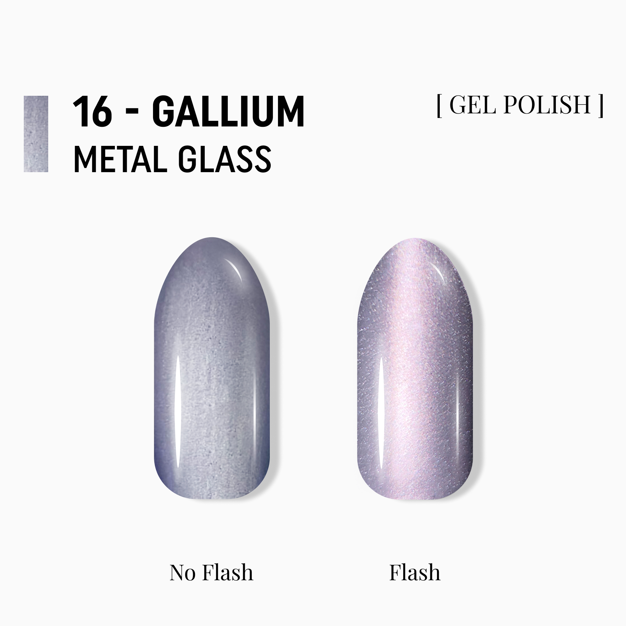 гель-лак "котяче око" Metal Glass