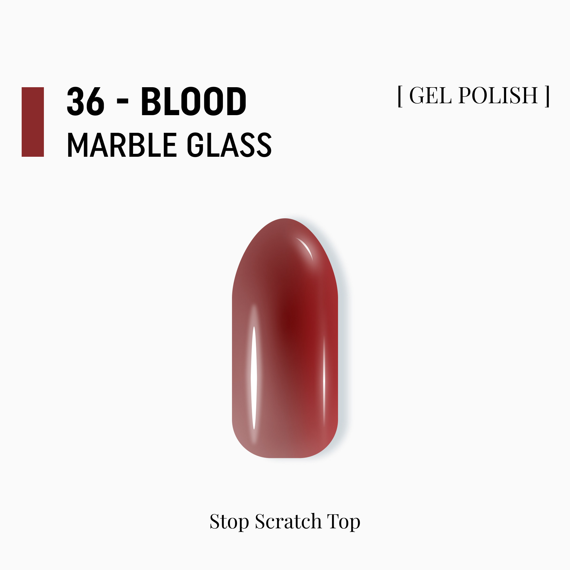 вітражний гель-лак Marble glass