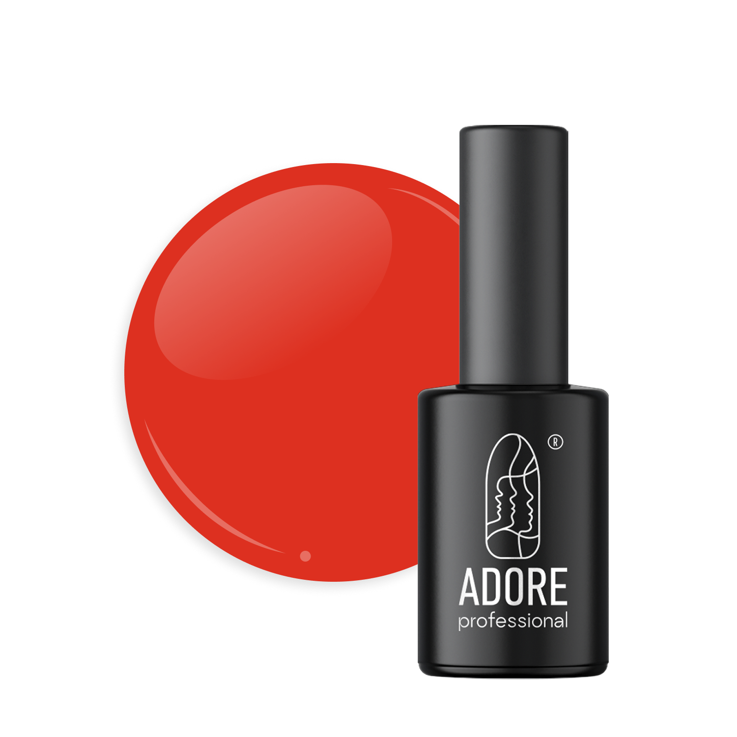 гель-лак ADORE PROFESSIONAL 8ml №489 - carmine