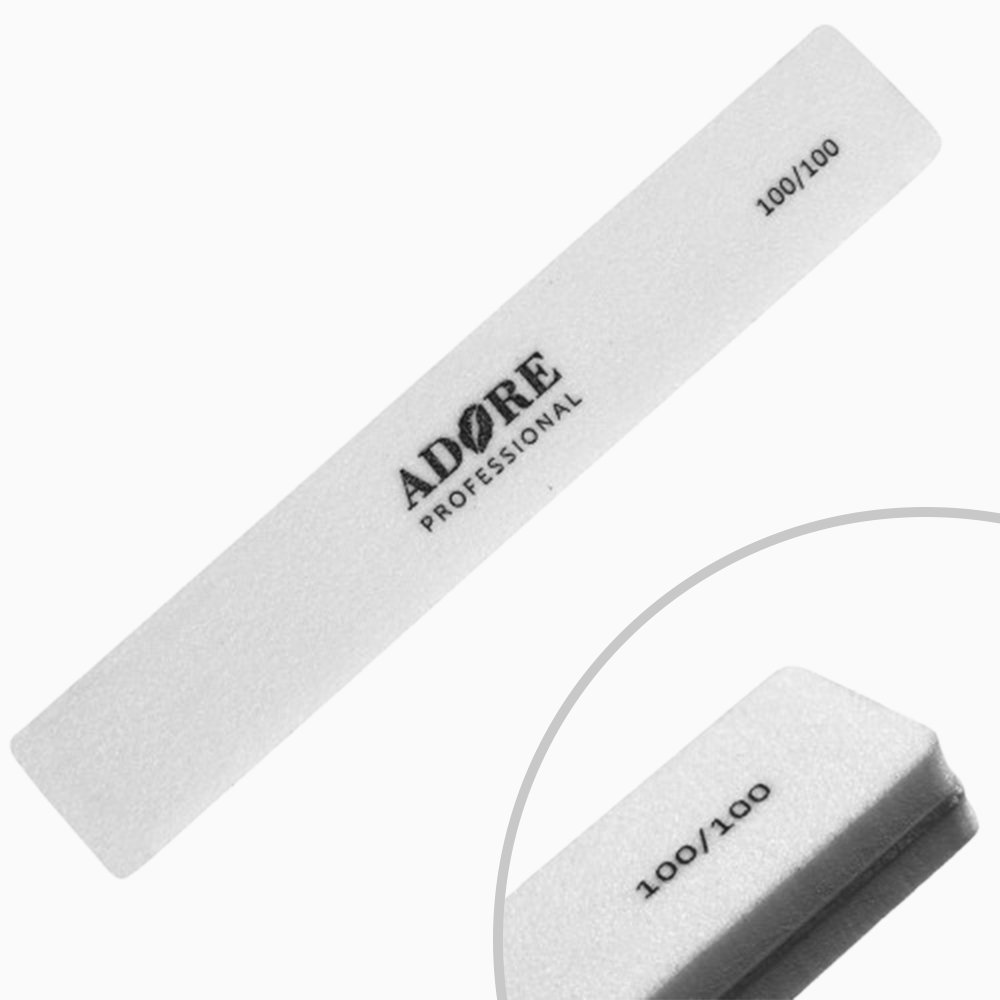 Баф для нігтів ADORE professional 100/100 прямокутник