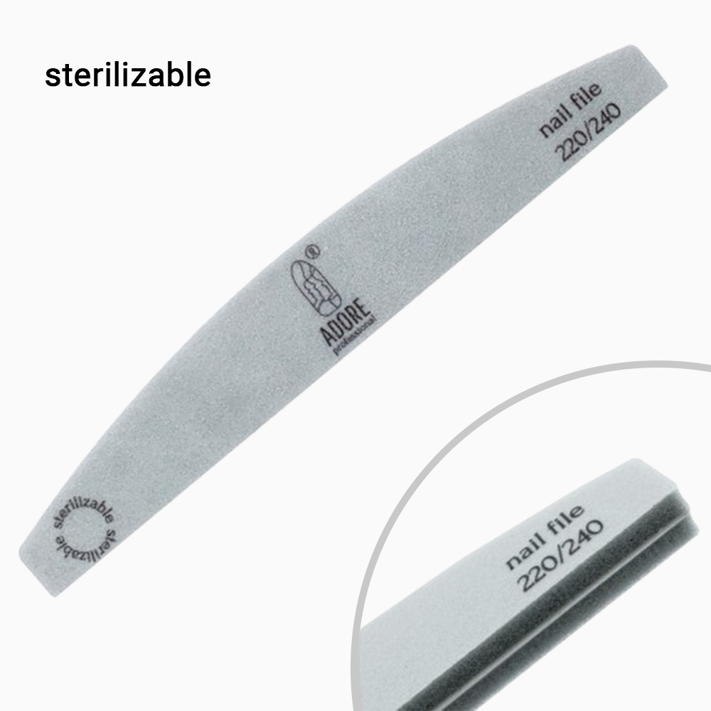 Баф для нігтів ADORE professional 220/240 півколо