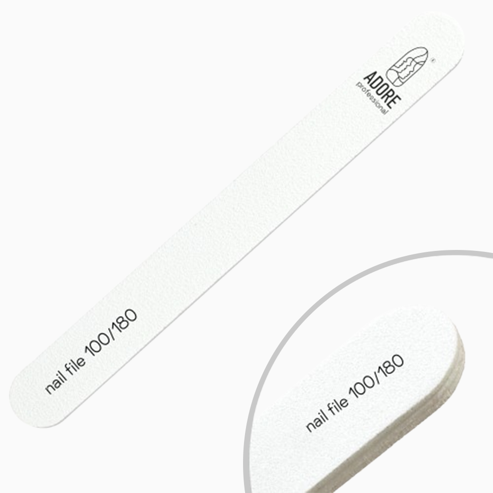 Пилка для нігтів ADORE professional 100/180 пряма