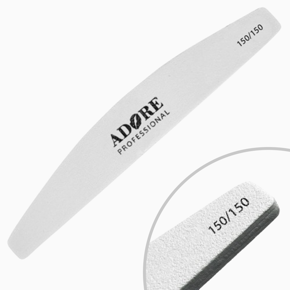 пилка для нігтів ADORE professional 150/150 півколо 