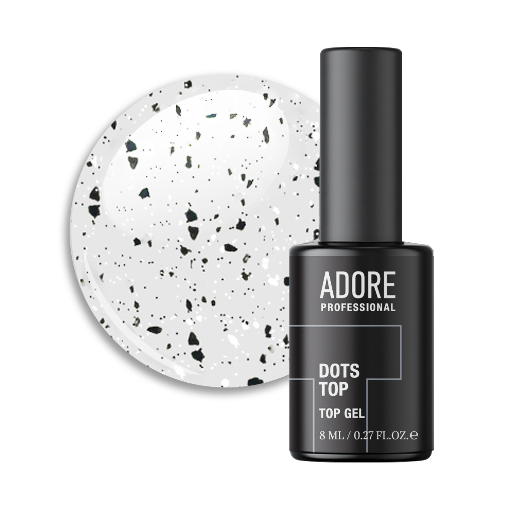 глянцевий топ з крихтами DOTS TOP